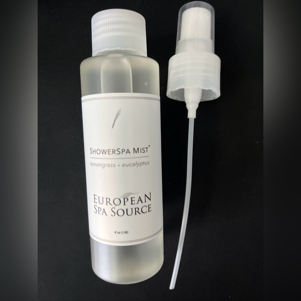 European Spa Source ShowerSpa Mist Lemongrass & Eucalyptus 4oz. NEW SEALED